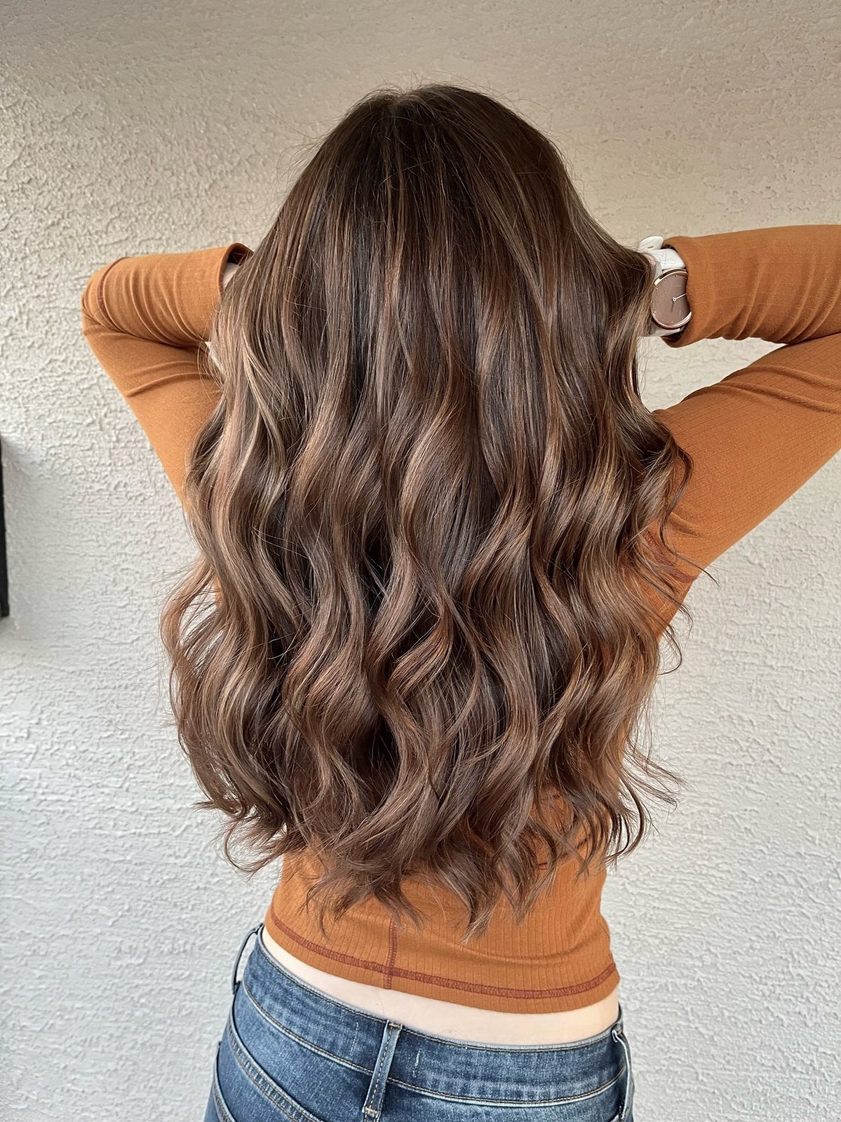 Curly hair extension result 3